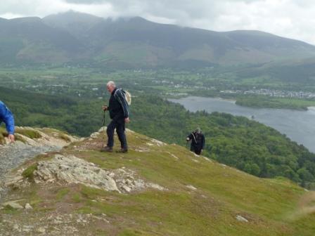 91 Looking down on Derwentwater from Catbells carbuncle